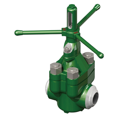 4、5000PSI rubber seal mud  valve Welded end